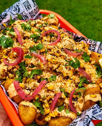 Blackstone Loaded Street Corn Dogs