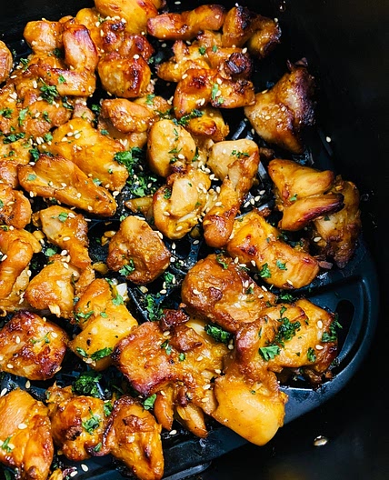 Air Fryer Japanese BBQ Chicken Bites