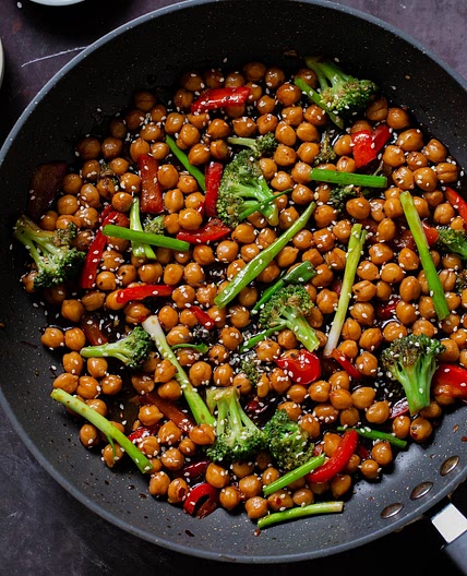 Mongolian Chickpeas