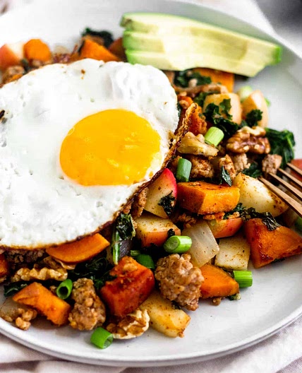 Sweet Potato Sausage Hash (Paleo/Whole30)