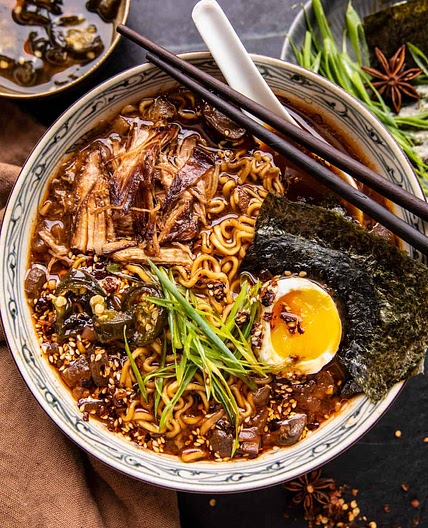 Crockpot Crispy Pork Ramen