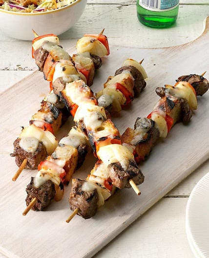 Steak Sandwich Kabobs