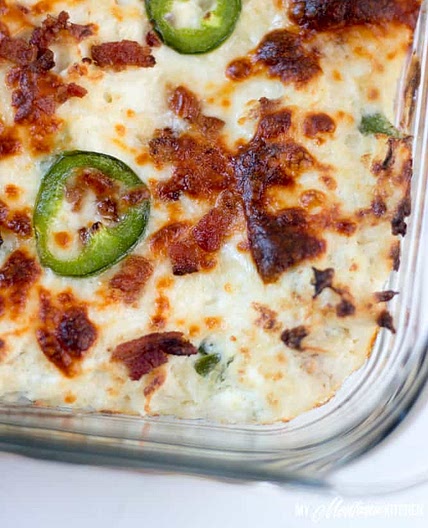 Jalapeño Popper Chicken Casserole with Bacon