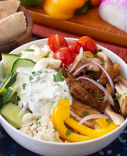 Shawarma Chicken Bowls Recipe