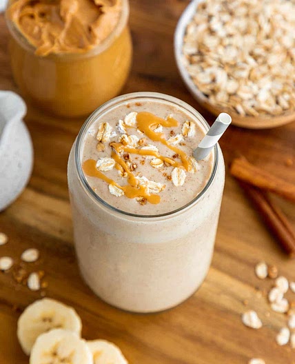 Peanut Butter Oatmeal Smoothie