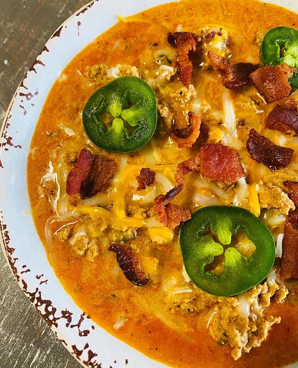 Jalapeno Popper Chicken Chili