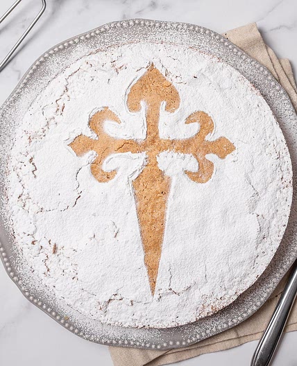 Spanish Almond Cake (Tarta de Santiago Recipe)