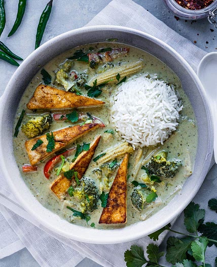 Thai Green Curry with Tofu