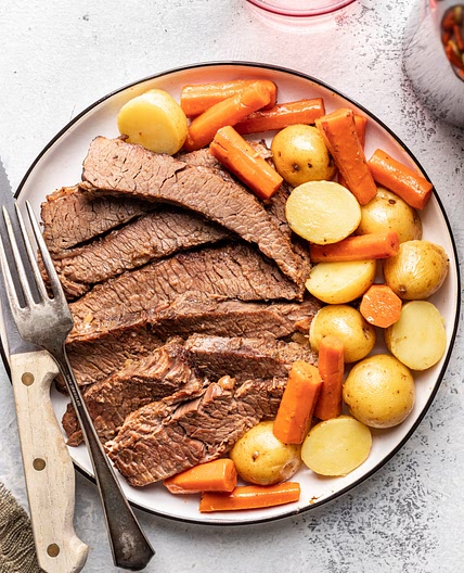 Slow Cooker Brisket (Fall-Apart Tender!)