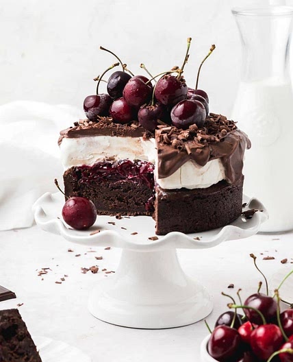 Black Forest Ice Cream Cake