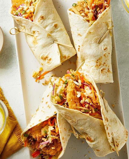 Asian Chicken Crunch Wraps
