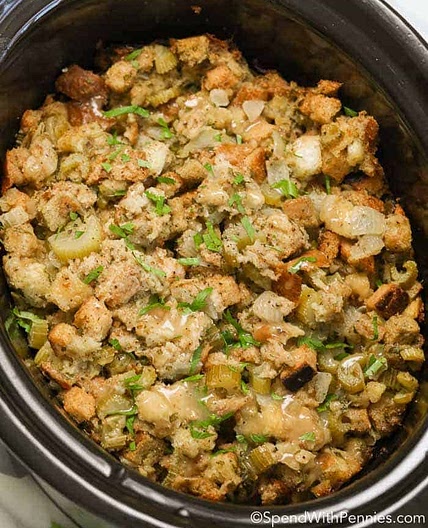 Crock Pot Stuffing