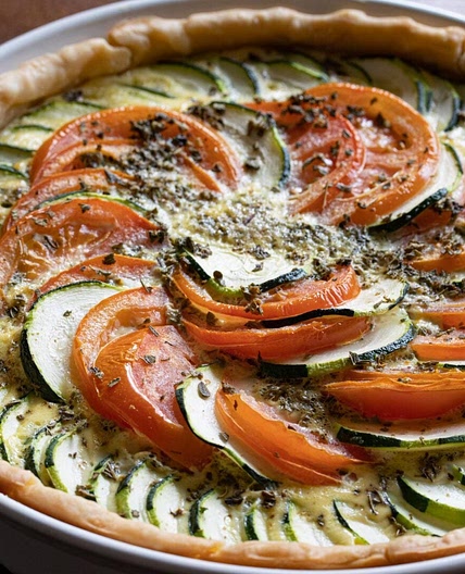 Zucchini Tomatoes Gratin