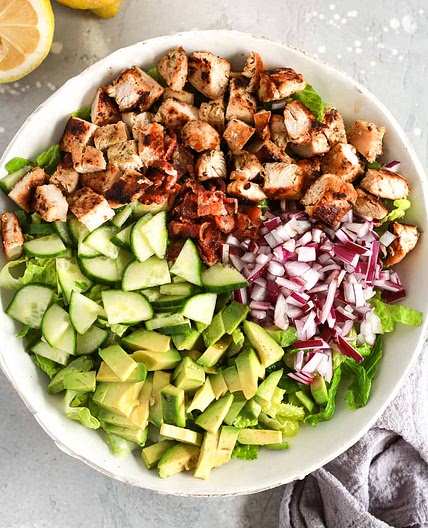 Chopped Chicken Salad With Bacon