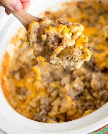 Crockpot Hamburger Casserole