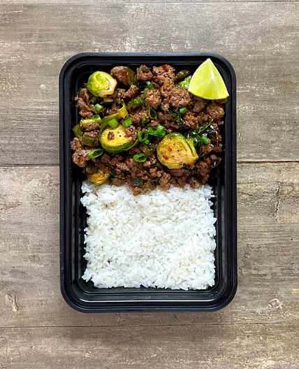 Firecracker Beef & Brussels