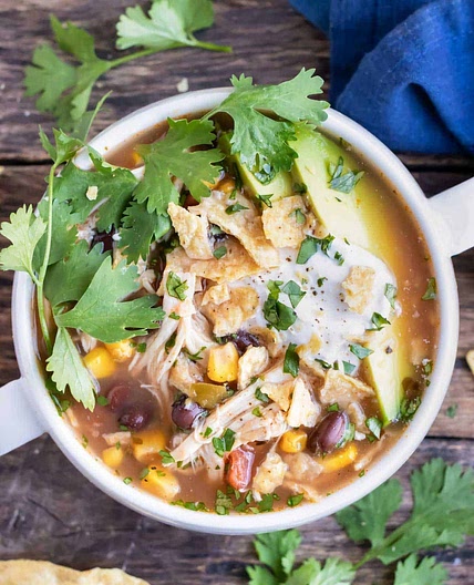 Crock-Pot Chicken Tortilla Soup