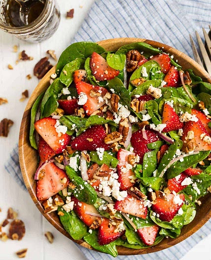 Spinach Strawberry Salad