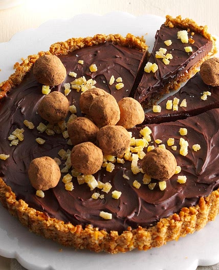 Chai Truffle Tart