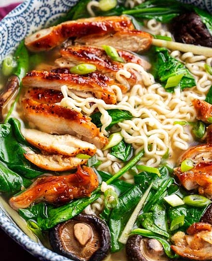 Ginger Glazed Chicken Ramen