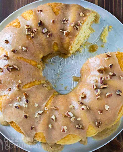 Pancake Mix Bundt Cake With Graham Crackers