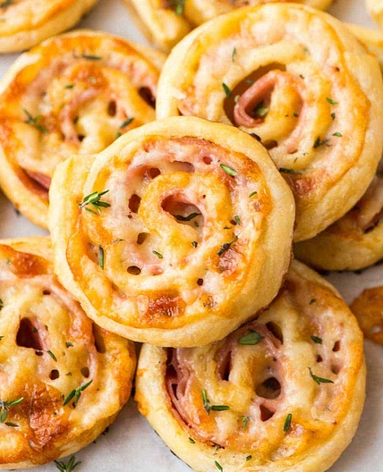 Ham and Cheese Pinwheels