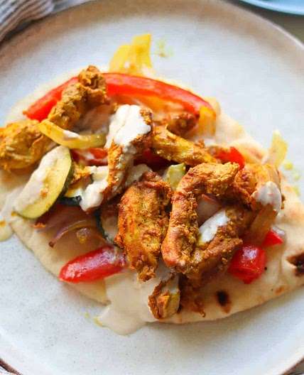 Sheet Pan Chicken Shawarma