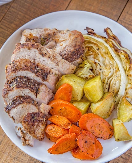 Corned Turkey and Cabbage Dinner