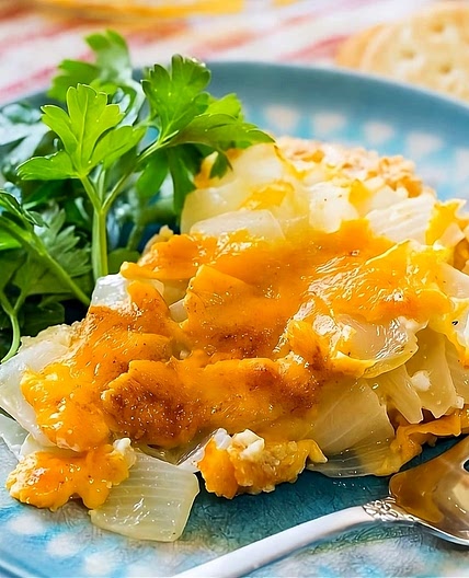 Vidalia Onion Pie with Ritz Cracker Crust