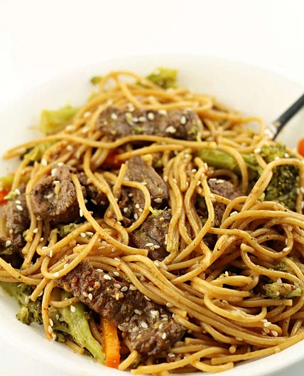 Instant Pot Beef Lo Mein