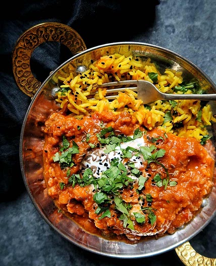 Slow-cooker tandoori beef masala