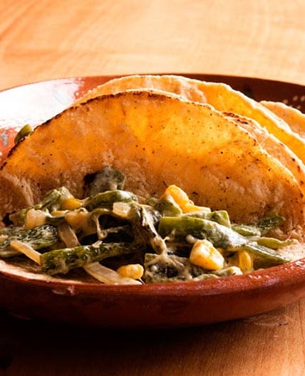 Rajas con Queso