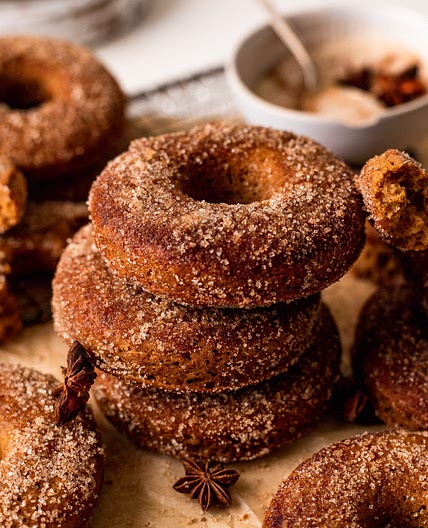 Quick & Easy Cinnamon Sugar Vegan Donuts (Gluten Free!)