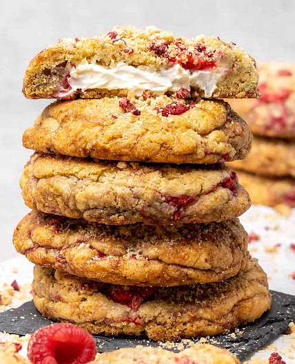 Raspberry Cheesecake cookies