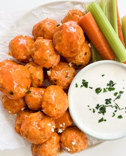 Buffalo Chicken Meatballs