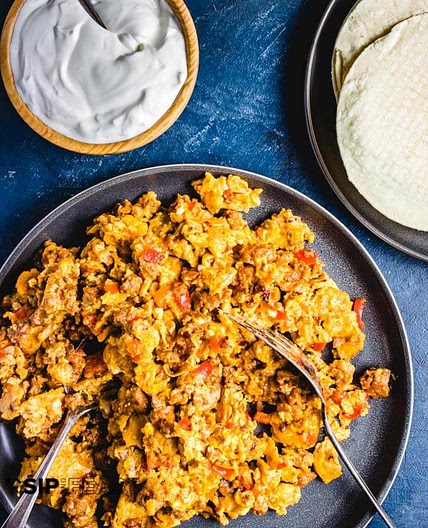 Chorizo and Eggs