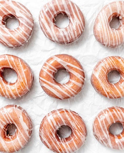 Sourdough Donuts with Vanilla Bean Glaze