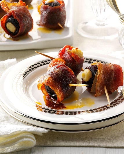 Candied Bacon-Wrapped Figs