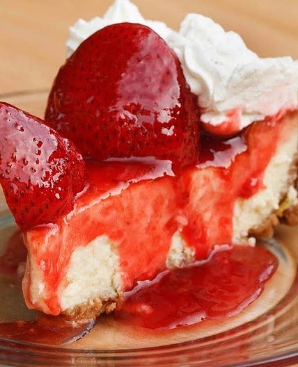 Mascarpone Strawberry Cheesecake