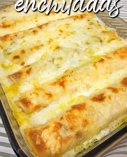 White Chicken Enchiladas
