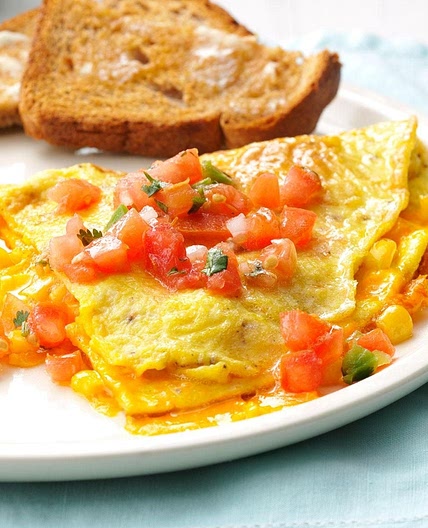 Fresh Corn Omelet
