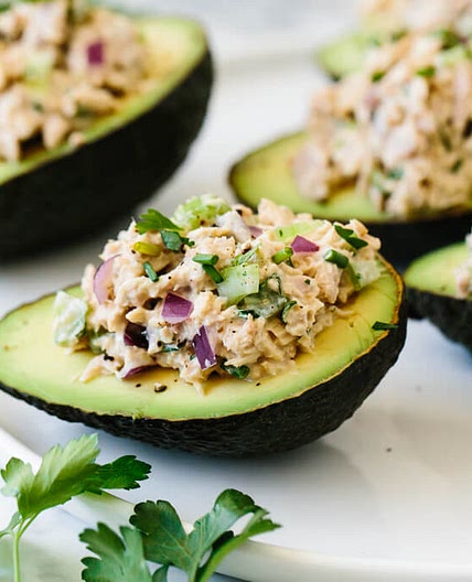 Tuna Stuffed Avocados