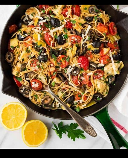 Mediterranean-style pasta