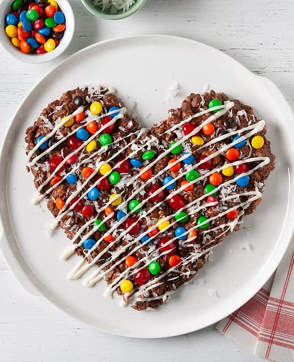 Candy Pizza Heart