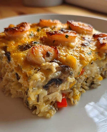 "35-Minute Shrimp and Wild Rice Casserole: Irresistible Comfort"