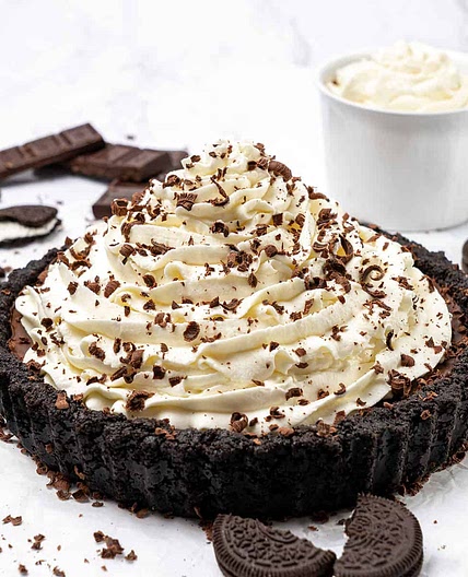 No Bake Chocolate Pie