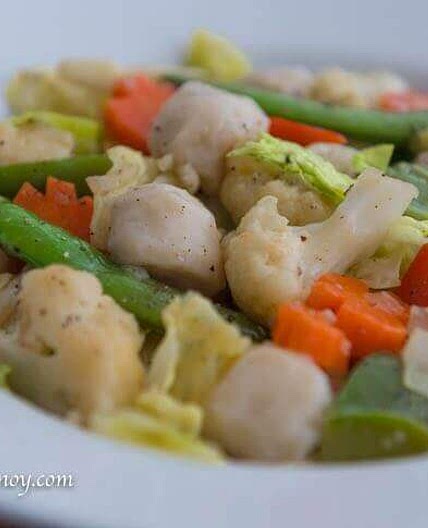 Squid Ball Chop Suey