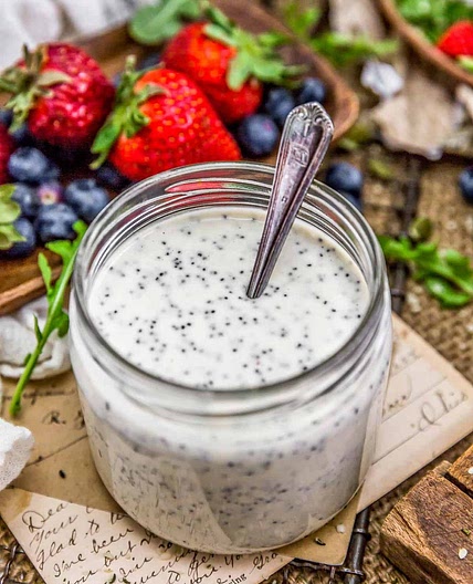 Vegan Lemon Poppy Seed Dressing