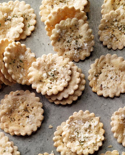 Thyme-Sea Salt Crackers