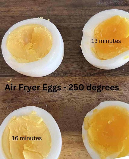 Air Fryer Hard Boiled Eggs